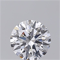 Lab Grown Diamond 1.02 Carats, Round with Ideal Cut, D Color, VVS2 Clarity and Certified by IGI