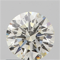 Natural Diamond 0.73 Carats, Round with Excellent Cut, I Color, IF Clarity and Certified by IGI