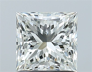 Picture of Natural Diamond 1.06 Carats, Princess with  Cut, J Color, VVS1 Clarity and Certified by GIA