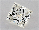 Natural Diamond 1.00 Carats, Princess with  Cut, J Color, VVS2 Clarity and Certified by GIA