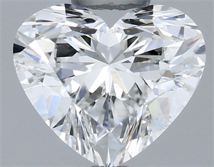 Picture of Natural Diamond 0.51 Carats, Heart with  Cut, G Color, SI1 Clarity and Certified by GIA