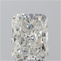 Natural Diamond 1.50 Carats, Radiant with  Cut, I Color, SI1 Clarity and Certified by GIA