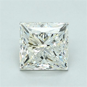 Foto Diamante Natural 1.50 quilates, Princesa , Color J, claridad VS2 y certificado GIA de