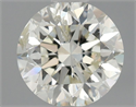 Natural Diamond 0.93 Carats, Round with Very Good Cut, J Color, I1 Clarity and Certified by IGI