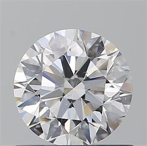 Foto Diamante Natural 0.80 quilates, Redondo , Color F, claridad SI2 y certificado GIA de