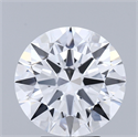 Lab Grown Diamond 5.00 Carats, Round with Excellent Cut, E Color, VVS2 Clarity and Certified by IGI