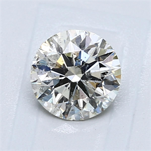 Picture of Natural Diamond 1.03 Carats, Round with Excellent Cut, L Color, I1 Clarity and Certified by GIA