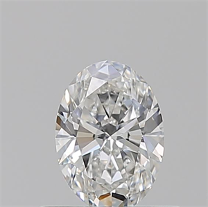 Picture of Natural Diamond 0.51 Carats, Oval with  Cut, F Color, IF Clarity and Certified by GIA
