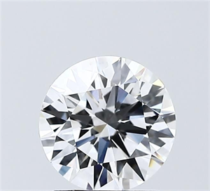 Picture of Lab Grown Diamond 1.50 Carats, Round with Ideal Cut, E Color, VVS2 Clarity and Certified by IGI