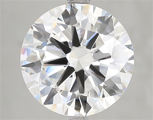Picture of Lab Grown Diamond 5.00 Carats, Round with Excellent Cut, E Color, VVS2 Clarity and Certified by IGI