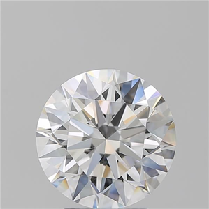 Foto Diamante Natural 3.51 quilates, Redondo , Color E, claridad VVS2 y certificado GIA de