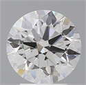 Lab Grown Diamond 3.08 Carats, Round with Ideal Cut, E Color, VVS2 Clarity and Certified by IGI