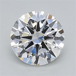 Picture of Lab Grown Diamond 1.51 Carats, Round with Excellent Cut, F Color, VS2 Clarity and Certified by IGI