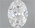 Natural Diamond 0.53 Carats, Oval with  Cut, G Color, VVS1 Clarity and Certified by GIA