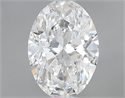 Natural Diamond 0.53 Carats, Oval with  Cut, G Color, VVS1 Clarity and Certified by GIA