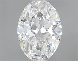Picture of Natural Diamond 0.53 Carats, Oval with  Cut, G Color, VVS1 Clarity and Certified by GIA