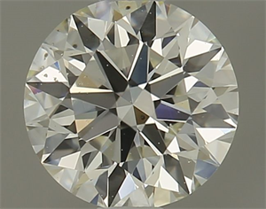 Foto Diamante Natural 0.67 quilates, Redondo , Color J, claridad SI2 y certificado GIA de