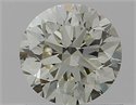 Natural Diamond 0.70 Carats, Round with Very Good Cut, J Color, VS2 Clarity and Certified by IGI