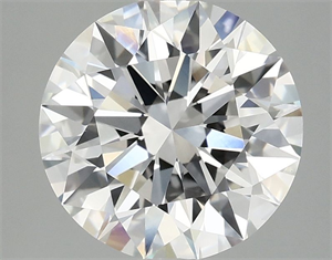 Picture of Lab Grown Diamond 3.06 Carats, Round with Ideal Cut, F Color, VVS2 Clarity and Certified by IGI