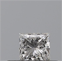 Natural Diamond 0.23 Carats, Princess with  Cut, F Color, VVS1 Clarity and Certified by GIA