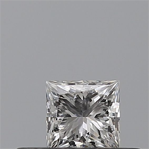 Picture of Natural Diamond 0.23 Carats, Princess with  Cut, F Color, VVS1 Clarity and Certified by GIA