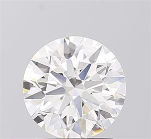 Picture of Lab Grown Diamond 1.55 Carats, Round with Ideal Cut, F Color, VVS2 Clarity and Certified by IGI