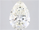 Natural Diamond 2.02 Carats, Pear with  Cut, I Color, VVS2 Clarity and Certified by GIA