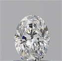 Diamante Natural 0.51 quilates, Ovalado , Color E, claridad SI2 y certificado GIA