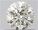Natural Diamond 0.62 Carats, Round with Excellent Cut, I Color, VVS1 Clarity and Certified by IGI