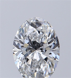 Foto Diamante Natural 0.50 quilates, Ovalado , Color E, claridad VVS2 y certificado GIA de