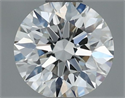 Natural Diamond 0.50 Carats, Round with Excellent Cut, H Color, VS1 Clarity and Certified by GIA