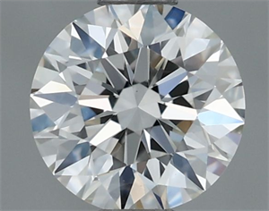 Picture of Natural Diamond 0.50 Carats, Round with Excellent Cut, H Color, VS1 Clarity and Certified by GIA