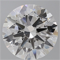 Lab Grown Diamond 6.47 Carats, Round with Excellent Cut, F Color, VVS2 Clarity and Certified by IGI