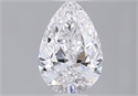 Natural Diamond 0.31 Carats, Pear with  Cut, E Color, VS2 Clarity and Certified by GIA