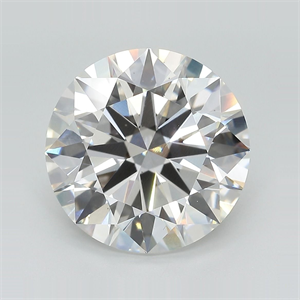 Picture of Lab Grown Diamond 8.18 Carats, Round with Ideal Cut, F Color, VS2 Clarity and Certified by IGI
