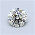 0.75 Carats, Round Diamond with Excellent Cut, K Color, VS2 Clarity and Certified by GIA