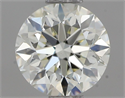 Natural Diamond 0.70 Carats, Round with Very Good Cut, K Color, VS1 Clarity and Certified by IGI
