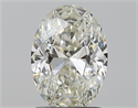 Natural Diamond 1.25 Carats, Oval with  Cut, I Color, VVS2 Clarity and Certified by GIA