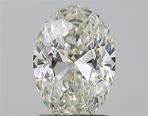 Picture of Natural Diamond 1.25 Carats, Oval with  Cut, I Color, VVS2 Clarity and Certified by GIA