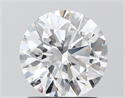 Del inventario de diamantes de laboratorio, 1.55 quilates, Redondo , Color D, claridad VVS2 y certificado IGI