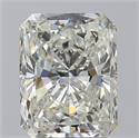 Natural Diamond 1.50 Carats, Radiant with  Cut, J Color, VVS2 Clarity and Certified by GIA