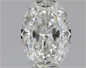 Natural Diamond 0.50 Carats, Oval with  Cut, G Color, VS1 Clarity and Certified by GIA