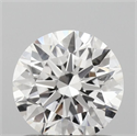 Lab Grown Diamond 1.02 Carats, Round with Ideal Cut, D Color, VVS1 Clarity and Certified by IGI