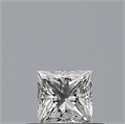 Natural Diamond 0.25 Carats, Princess with  Cut, F Color, VS1 Clarity and Certified by GIA