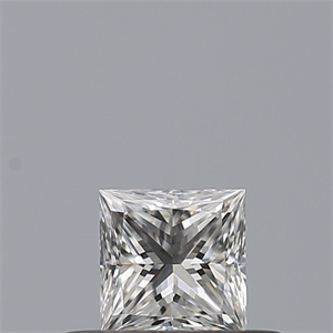 Picture of Natural Diamond 0.25 Carats, Princess with  Cut, F Color, VS1 Clarity and Certified by GIA