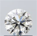Diamante Natural 0.70 quilates, Redondo , Color K, claridad SI2 y certificado GIA
