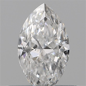Picture of Natural Diamond 0.19 Carats, Marquise with  Cut, H Color, SI2 Clarity and Certified by GIA