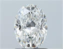 Natural Diamond 1.01 Carats, Oval with  Cut, F Color, VS1 Clarity and Certified by GIA