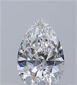 Diamante Natural 0.50 quilates, De pera , Color E, claridad SI2 y certificado GIA