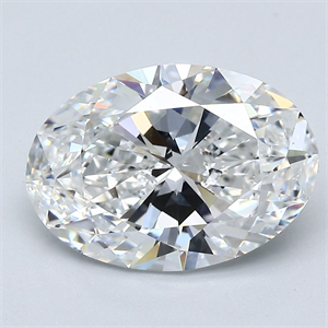Foto Diamante Natural 3.51 quilates, Ovalado , Color F, claridad VS2 y certificado GIA de